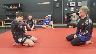 High Wrist Guillotine Choke Submission in Turtle