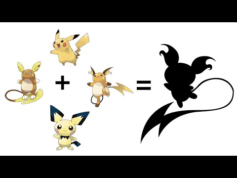 Pokemon fusion :  Pichu + Pikachu + Raichu + Raichu alolan I Fan Art