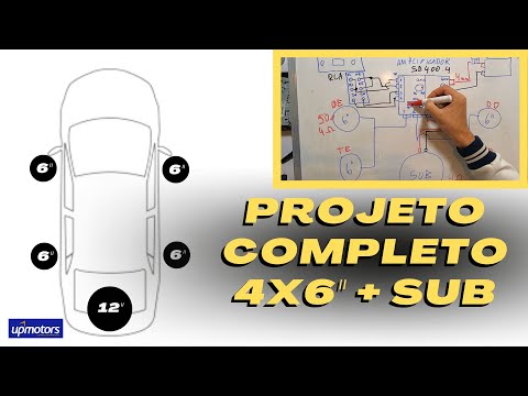 Interior sound system: 4 door speakers + subwoofer. Complete project and wiring; UPMOTORS