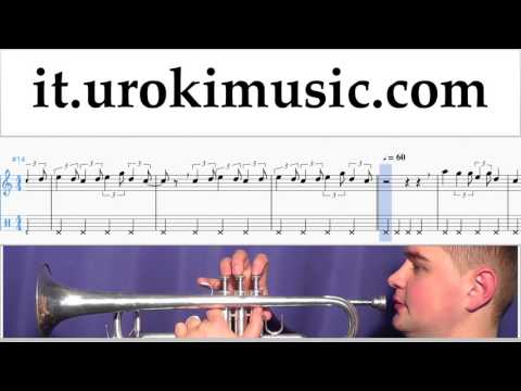 Corso di Tromba Lukas Graham - 7 Years Tablature Tab Parte#2 um-i276