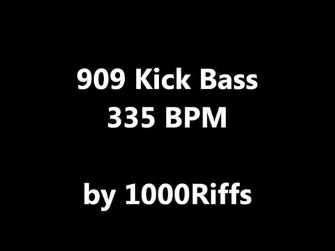 909 Kick Bass Drum : 335 BPM - Beats Per Minute