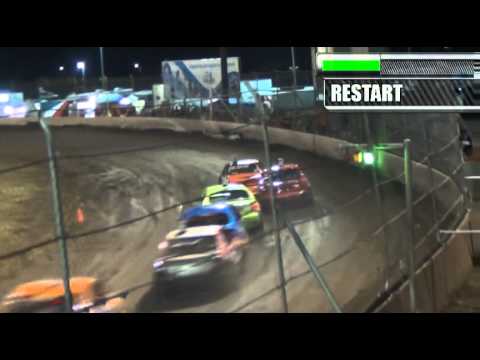 Modified Production - A-Main - Beef Capital Showdown - Rockhampton Speedway - 18.02.12