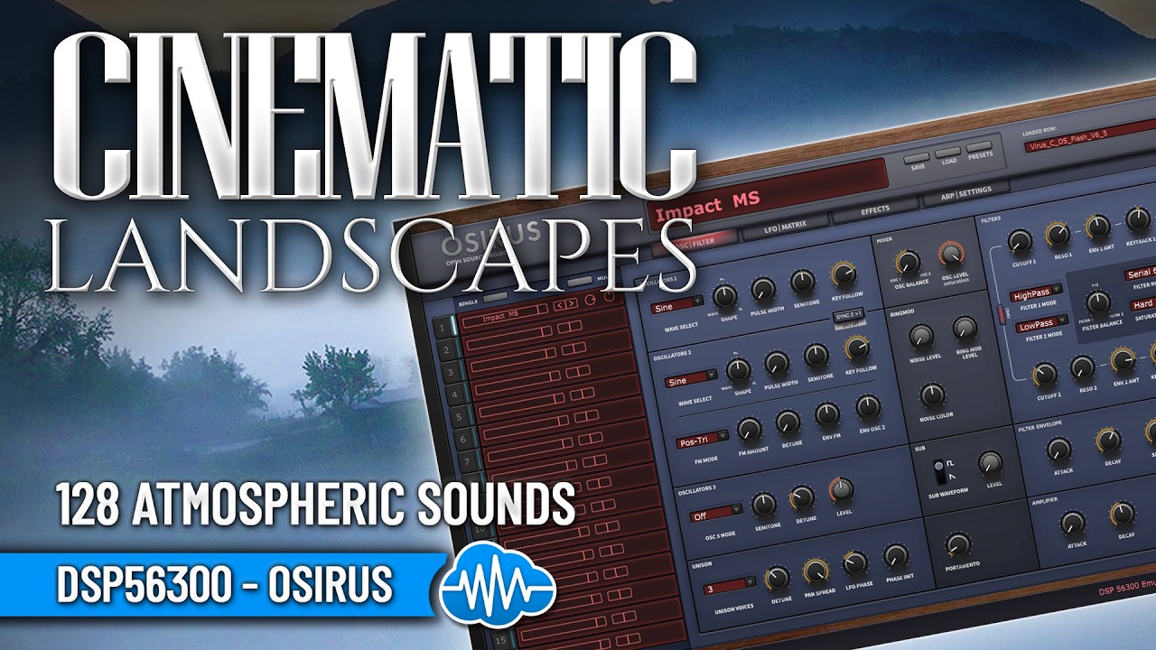 LFO042 - Cinematic Landscapes - Osirus ( 128 presets ) - Video Preview 1