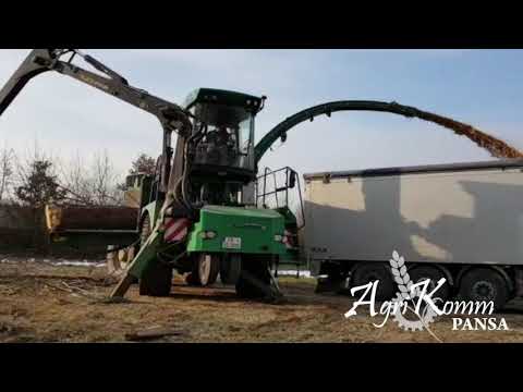 AgriKomm-Pansa Albach Holzhacker Häcksler + MAN AKP Agro Truck Sattel LKW mit Schubboden
