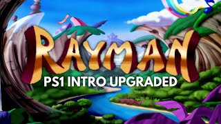 Rayman 1 PS1 Intro  Upgraded to 1080P 30FPS