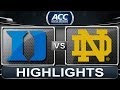 Duke vs Notre Dame | 2014 ACC Basketball.