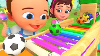 Colors for Children to Learn with Little Babies Fun Play Slider Xylophone Wooden Toy Set Educational