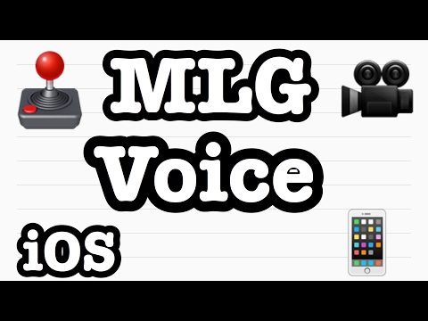 How to make MLG voice on IOS/apple