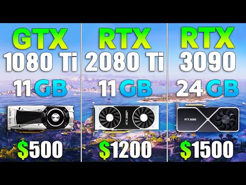 RTX 3090 vs RTX 2080 Ti vs GTX 1080 Ti - Test in 4K