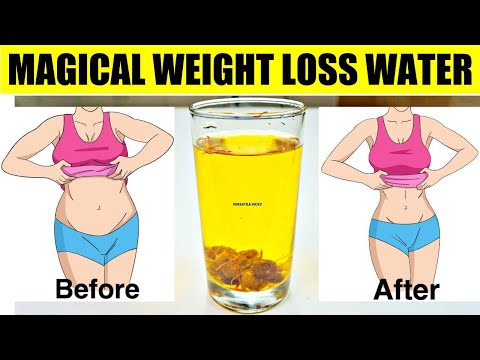 No-Diet, No-Exercise – Drink This Magical Water to Lose Weight / 100% Effective | Golden Water Video