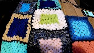 Frank Boeijen - Verslaafd aan jou.  Grootste gehaakte deken van de wereld. Bieb Heerenveen.