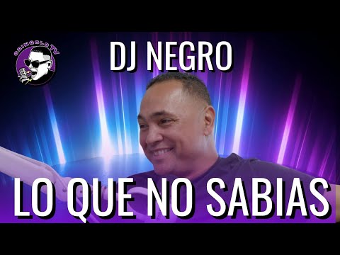 LO QUE NO SABÍAS DE: DJ NEGRO "THE NOISE" 🔥