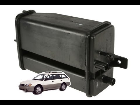 Charcoal canister from a car's evaporator system, Subaru Outback - Auto Information Series