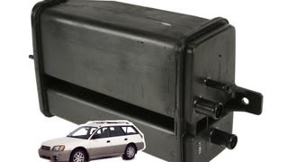 Charcoal canister from a car's evaporator system, Subaru Outback - Auto Information Series