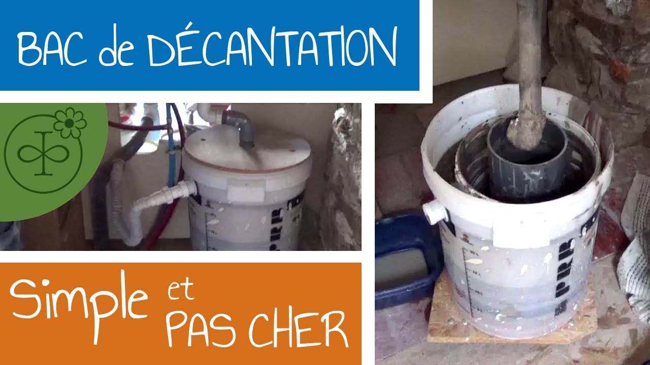 BAC de DÉCANTATION céramique - Nettoyage et démontage complet pour tout voir à l'intérieur