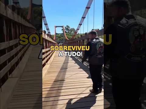 🌉 A Ponte Histórica que Liga Paraná e São Paulo  #chavantes #paraná #shorts