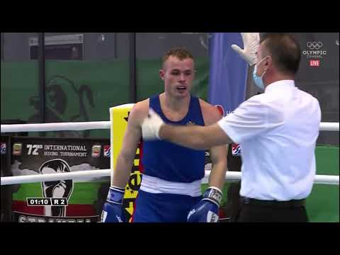 Oleksandr Khyzhniak (UKR) vs. Andrei Vreme (MDA) Strandja Tournament 2021 SF’s (75kg)