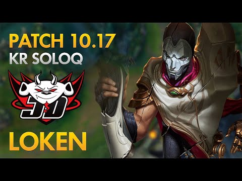 JD Gaming Loken - Bot Lane: Jhin vs Lucian - KDA 27/4/14