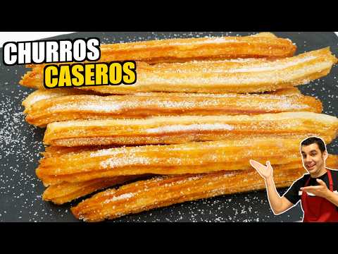 Churros Irresistibles en Minutos: Receta Fácil con Truco Secreto 🌟😋