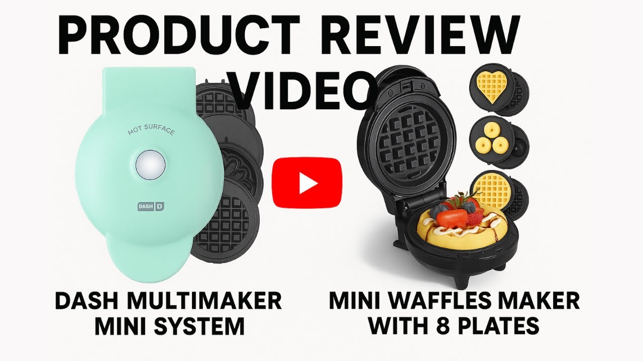 DASH Multimaker vs Mini Waffles Maker 🍩 | Best 4-in-1 Mini Waffle Maker Review