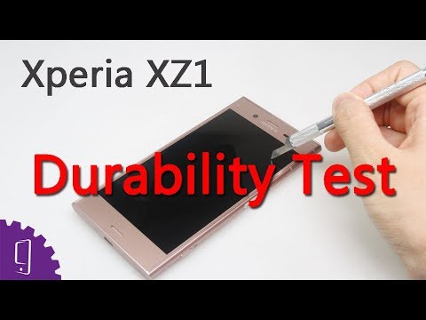 Sony Xperia XZ1 Durability Test | Screen Scratch Test | Camera Lens Scratch