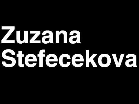 How to Pronounce Zuzana Stefecekova Slovakia Silver Medal Shooting Trap London 2012 Olympics Video