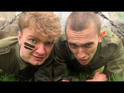 We Tried The Military Wipeout Course...