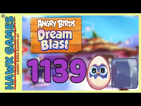 Angry Birds Dream Blast Level 1139 Hard - Walkthrough, No Boosters