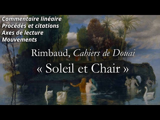 Cahiers de Douai, Rimbaud : 🔎 Soleil et chair (Explications et