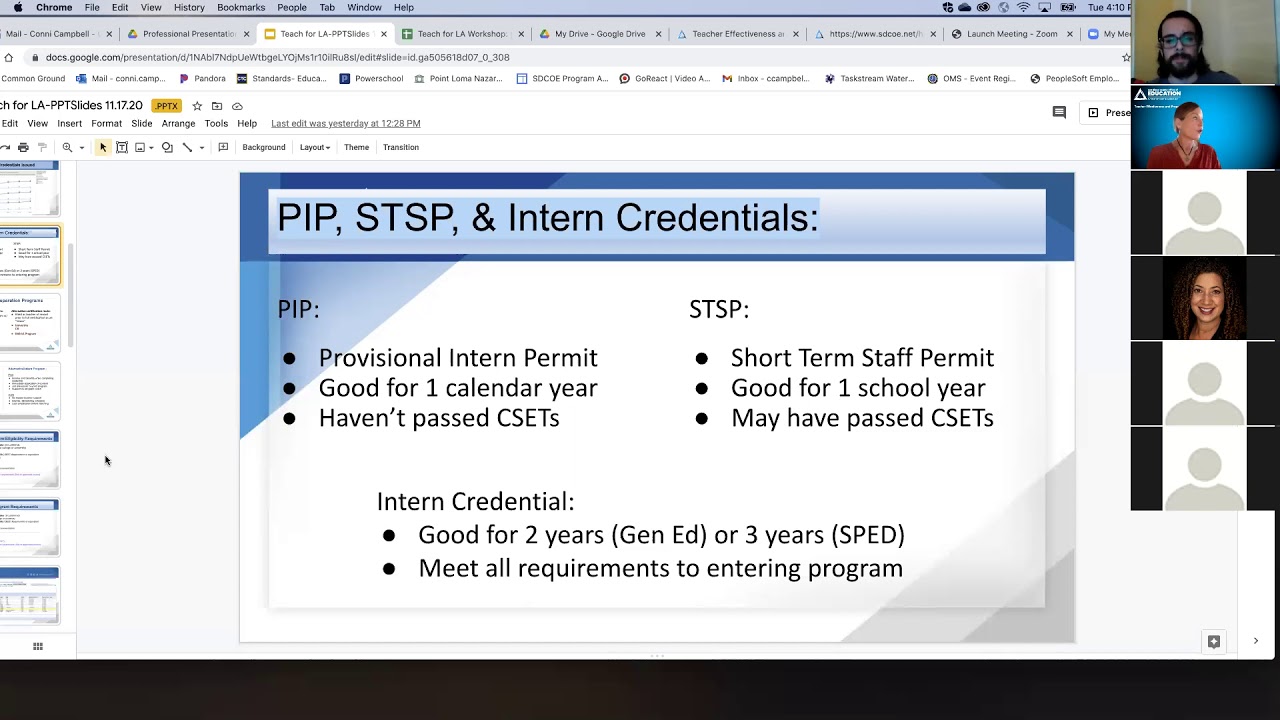 Explore the Intern Route to the California Teaching Credential (17 Nov 20, 4-5p)