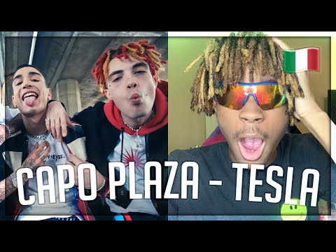CAPO PLAZA - Tesla feat. Sfera Ebbasta, Drefgold REACTION !!! 🇮🇹