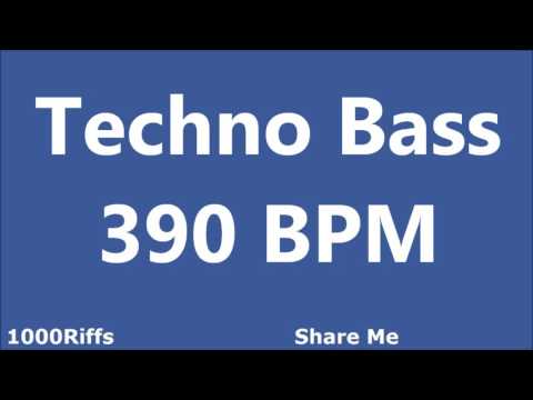 Techno Bass E2 Metronome : 390 BPM