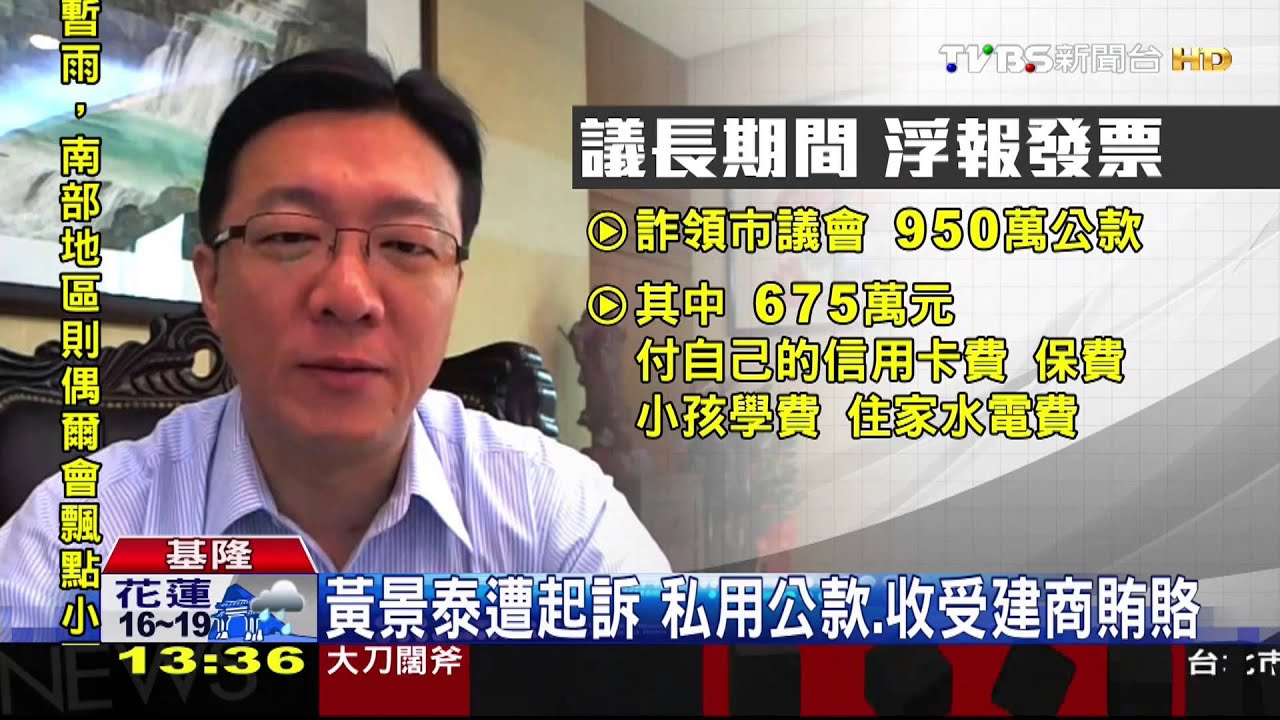 ​離譜！黃景泰卸任遭起訴　罪證一籮筐