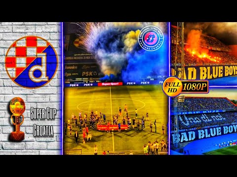🔵⚪ ULTRAS BAD BLUE BOYS CELEBRATE WIN SUPER CUP • Croatia Derby • Dinamo Zagreb vs Hajduk Split 1-0