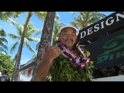 After 33 years, China Uemura says aloha to the Longboard Surfing Classic