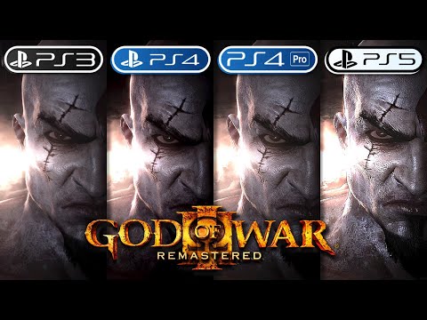 God of War 3 | PS3 vs PS4 vs PS4 Pro vs PS5 | Graphics Comparison (Side by Side) 4K