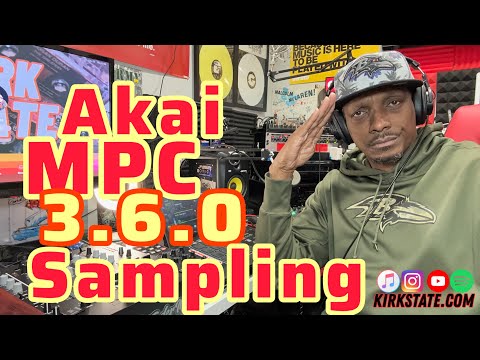Akai MPC Update 3.6.0 Sampling Vinyl