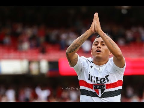 Gol de Cueva - São Paulo 2 x 0 Botafogo-SP - Narração de José Manoel de Barros