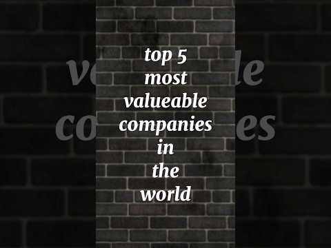 #shorts Top 5 most valueable companies in the world #shorts #short