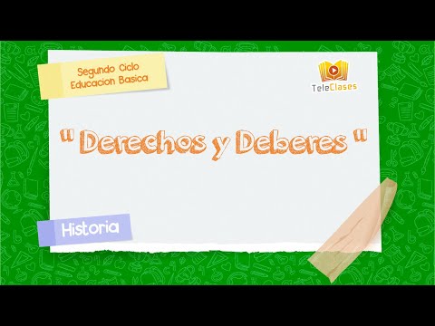 6° BÁSICO/HISTORIA - Derechos y Deberes