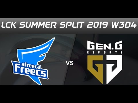 Afreeca Freecs vs Gen.G | LCK Summer 2019 W3G1 | FULL GAME