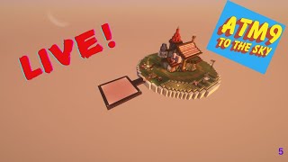 All the Mods 9 To the sky Live Episode 5 Noobie has his own server!