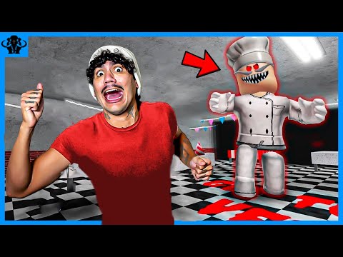 MAMUTE FUGINDO DA PIZZARIA ASSUSTADORA (ROBLOX)