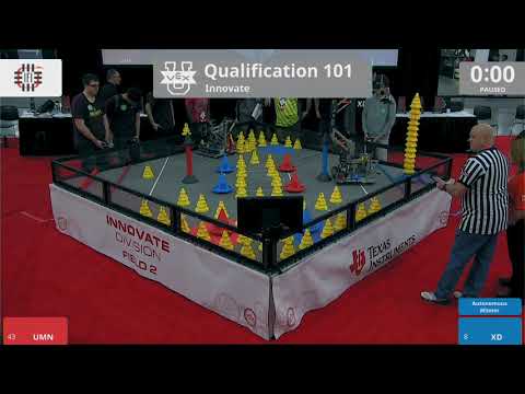 2018 VEXU Innovate Q101 - UMN vs XD - 28 to 97
