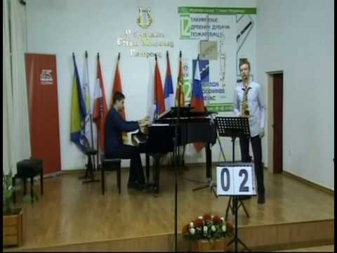 Draško Korać-saksofon, III. kat.12.takm.drv.duvaca-Pozarevac,23.-26.04.2015.