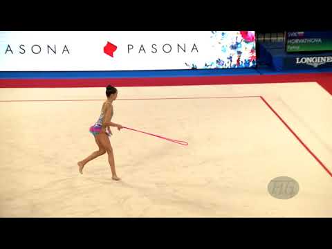 HORVATHOVA Petra (SVK) - 2019 Rhythmic Junior Worlds, Moscow (RUS) - Qualifications Rope