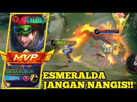 SAATNYA BANTAI ESMERALDA‼️| BUILD X-BORG DAMAGE 2022 | BUILD X-BORG TERSAKIT 2022| BEST BUILD X-BORG