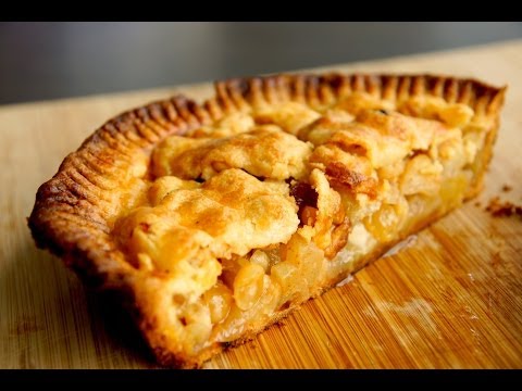 APPLE PIE Video Recipe - How To make an apple pie in a cast iron pan - home made apple pie