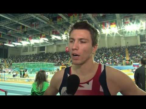 Istanbul 2012 Mixed Zone: Andrew Pozzi GBR
