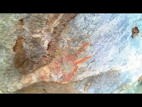 pintura rupestre no sertão coronel Ezequiel RN 